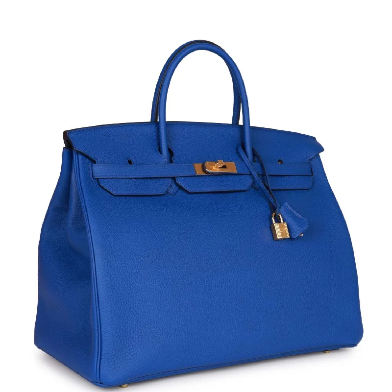 Hermes Birkin 40 Bleu Royal Togo Gold Hardware