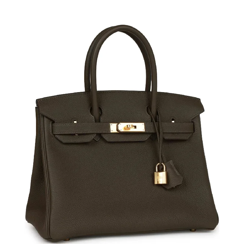 Hermes Birkin 30 Eucalyptus Togo Gold Hardware