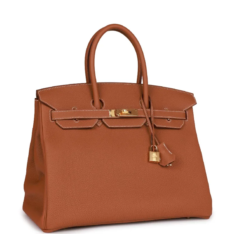 Hermes Birkin 35 Gold Togo Gold Hardware