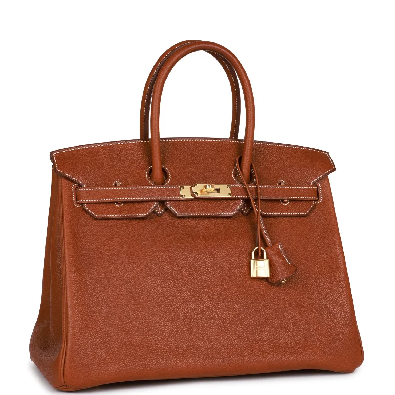 Hermes Birkin 35 Barenia Faubourg Gold Hardware