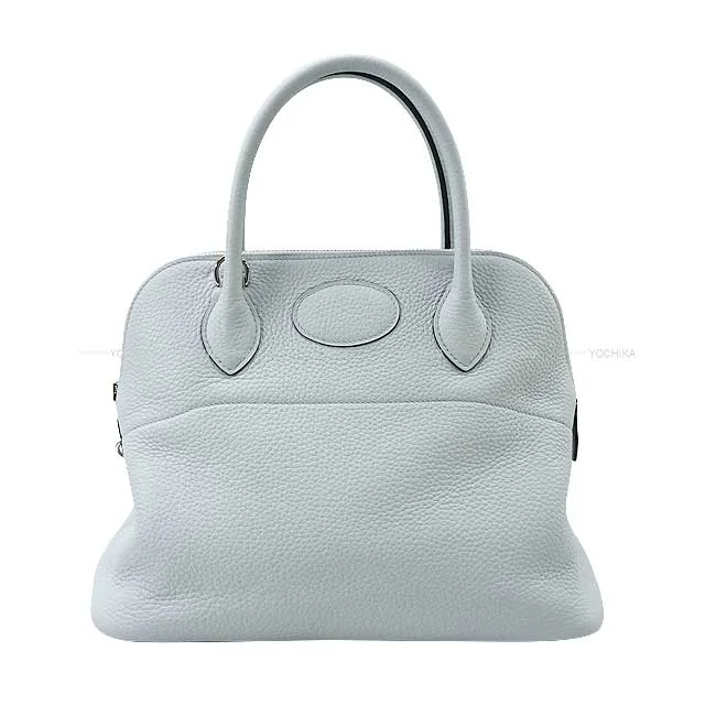 HERMES Shoulder bag Bolide31 Bleu Pale Taurillon Clemence Silver HW Stamp