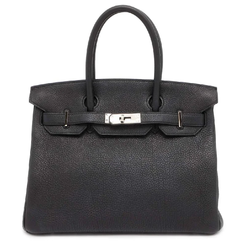 HERMES [For business meetings at Shinsaibashi Main Store] Birkin Black Togo Leather Size 30