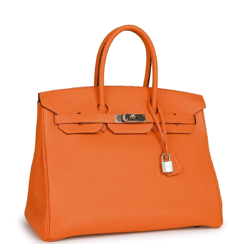 Hermes Birkin 35 Orange H Togo Palladium Hardware