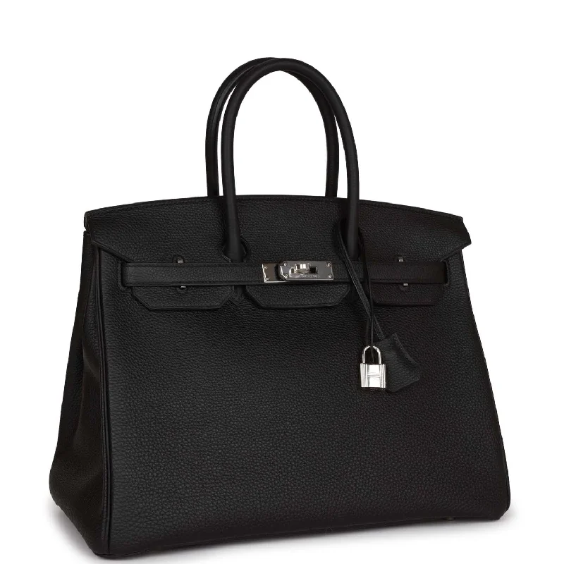 Hermes Birkin 35 Black Togo Palladium Hardware