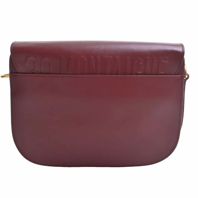 CHRISTIAN DIOR Leather Bobby Medium Shoulder Bag M9319UMOL Bordeaux Ladies