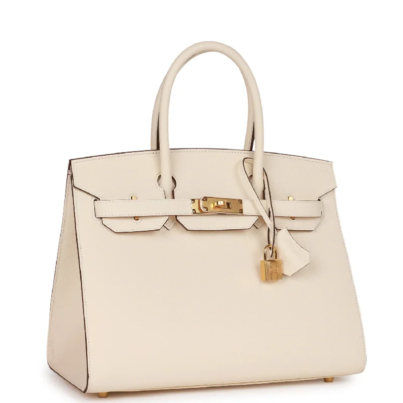 Hermes Birkin Sellier 30 Nata Epsom Gold Hardware