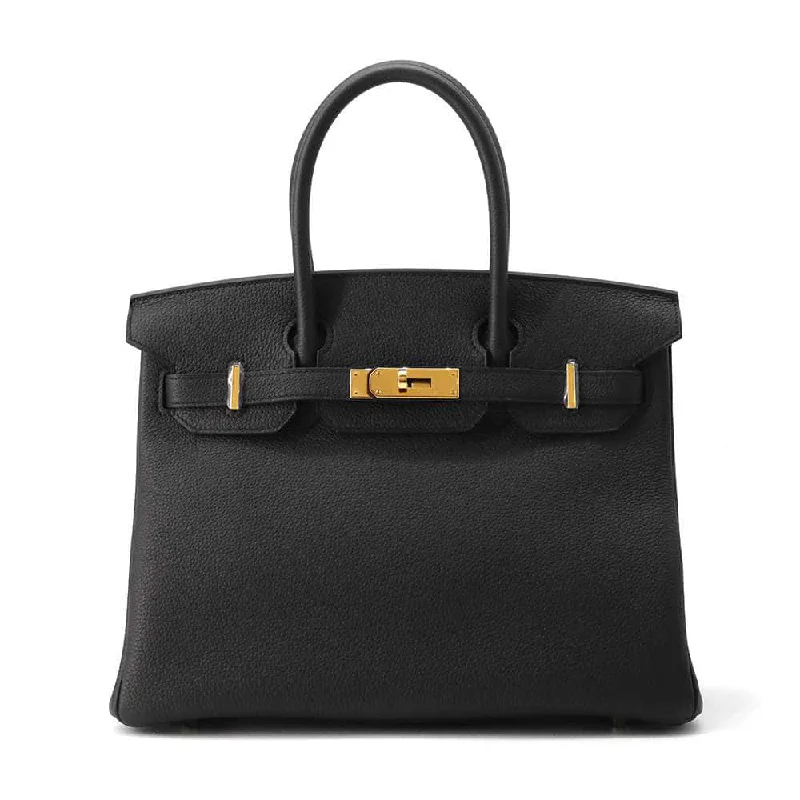 HERMES Birkin Black Togo Leather Size 30