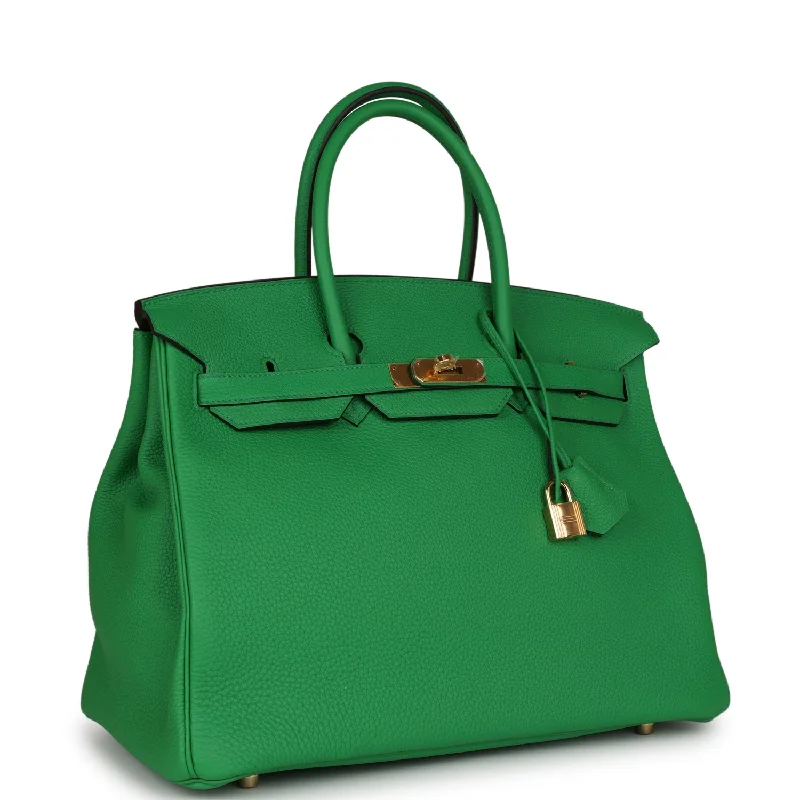 Hermes Birkin 35 Bambou Togo Gold Hardware