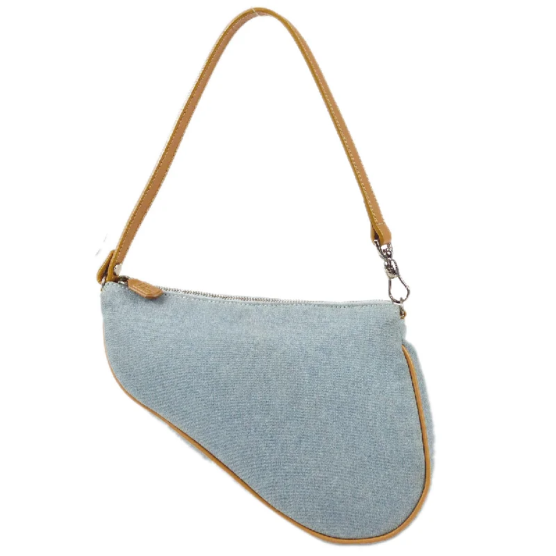 CHRISTIAN DIOR 2001 Saddle Bag Mini Denim 67991