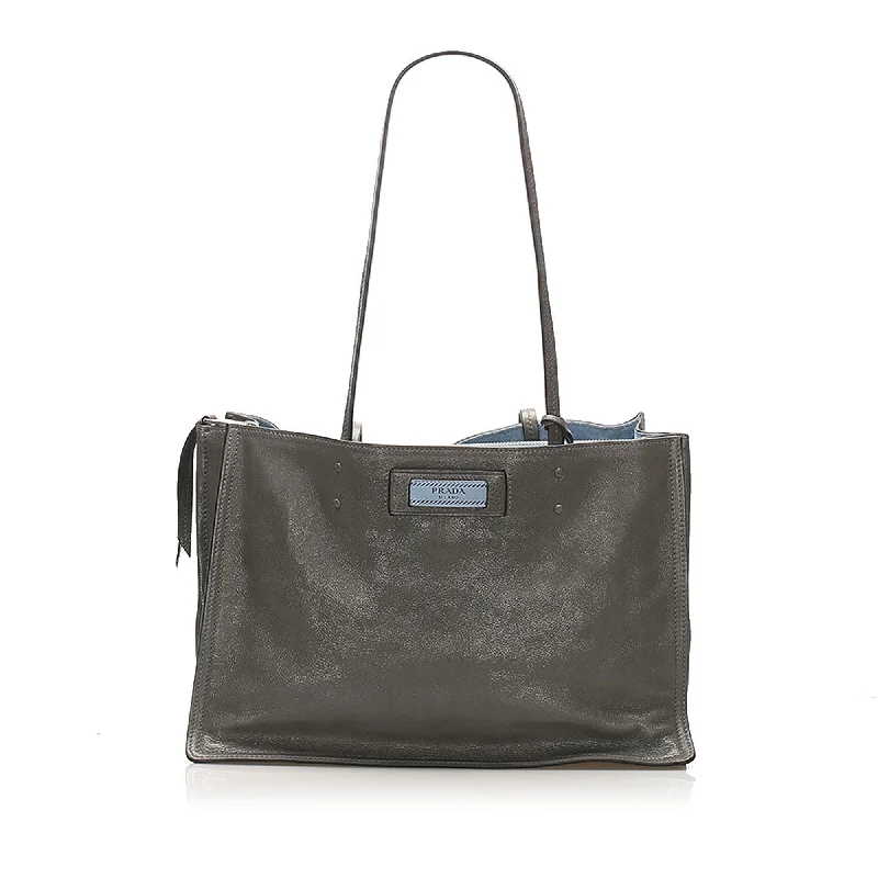 Prada Etiquette Leather Tote Bag (SHG-13892)