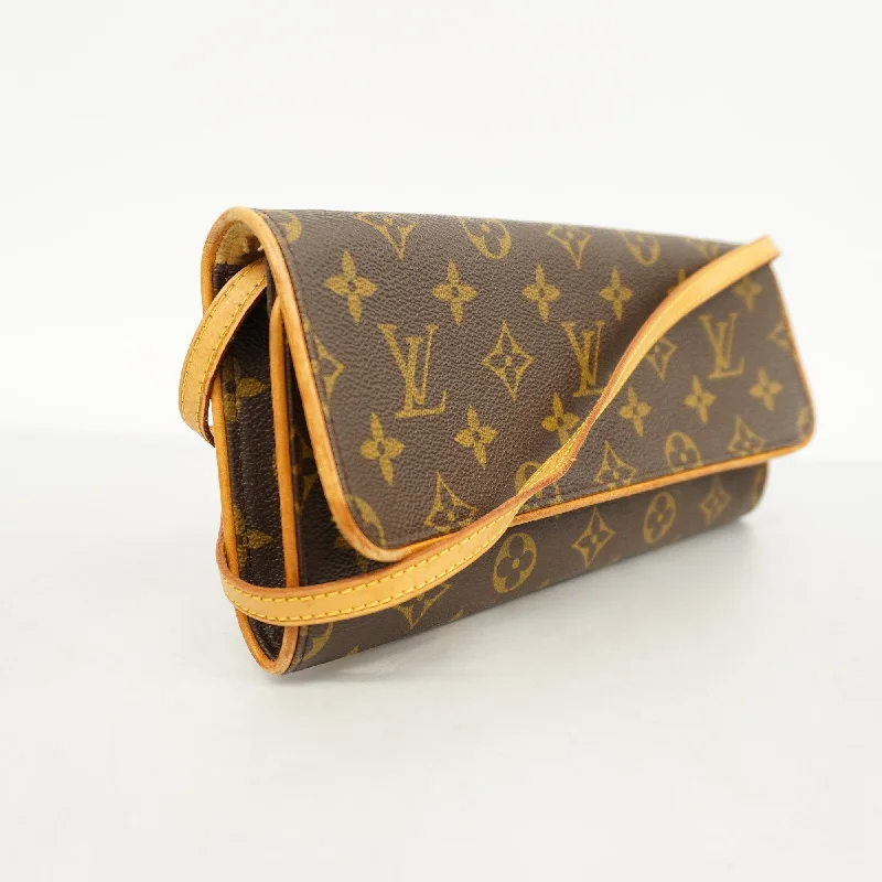 LOUIS VUITTON Auth  Monogram Pochette Twin GM M51852