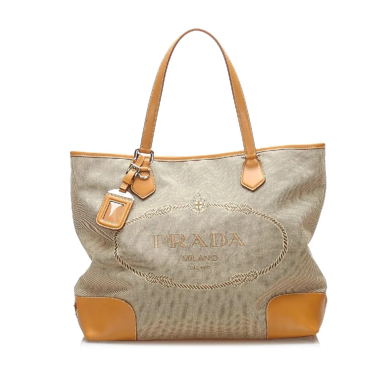 Prada Canapa Canvas Tote Bag (SHG-12010)