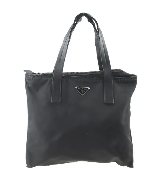 Prada B Black Nylon Tote