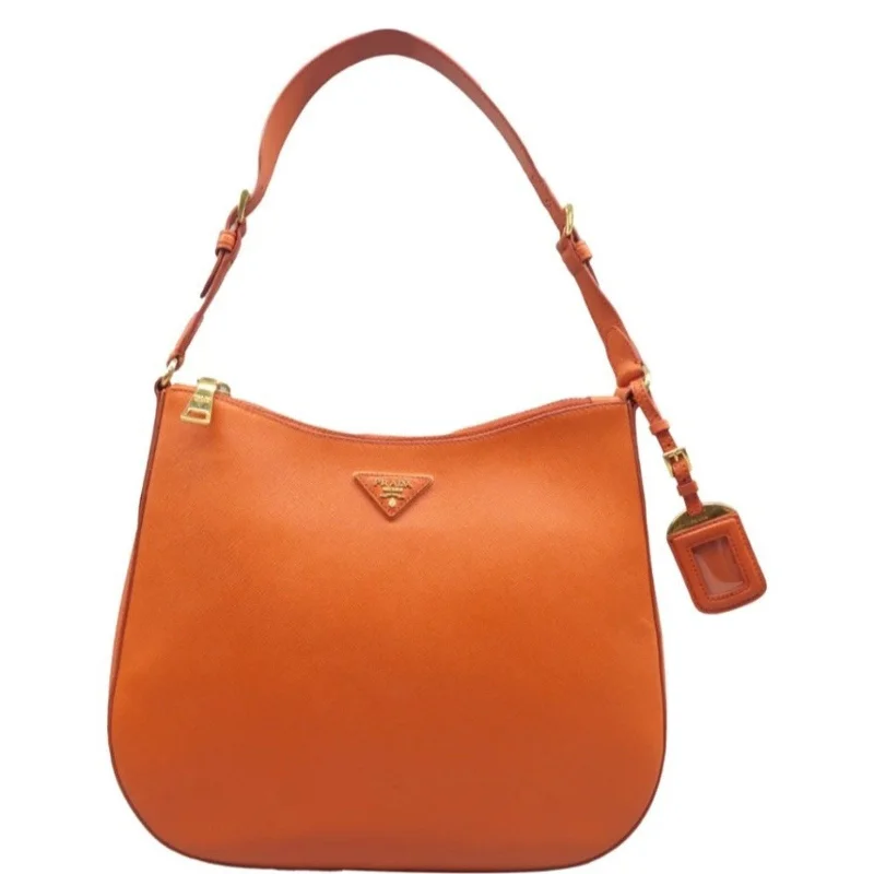 Prada Orange leather Shoulder Bag