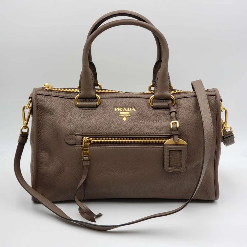 Prada Vitello Daino Leather Shoulder Bag