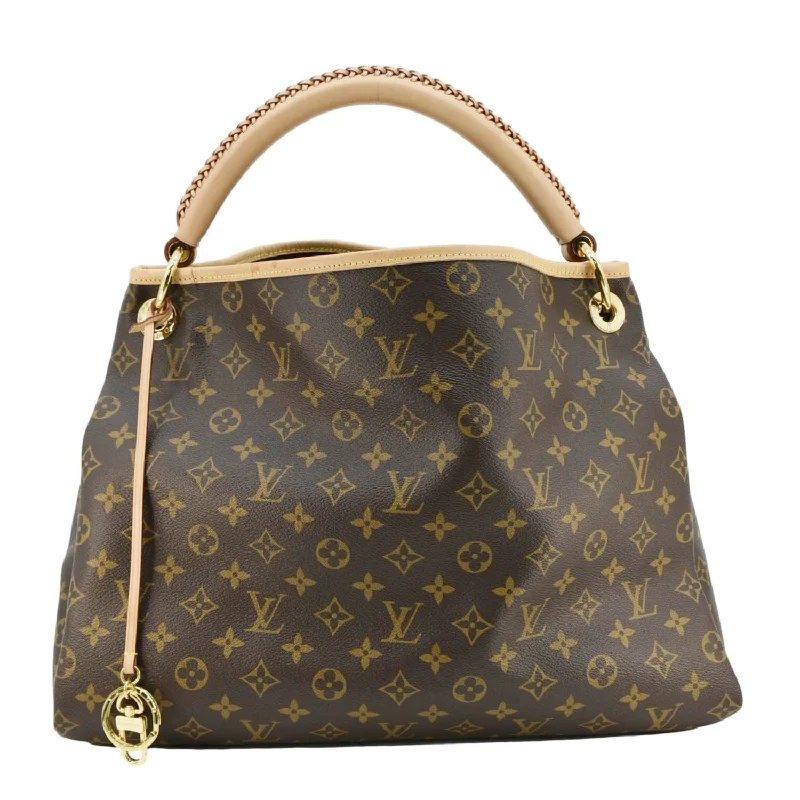 LOUIS VUITTON Artsy MM NM Monogram Canvas Hobo Bag Brown