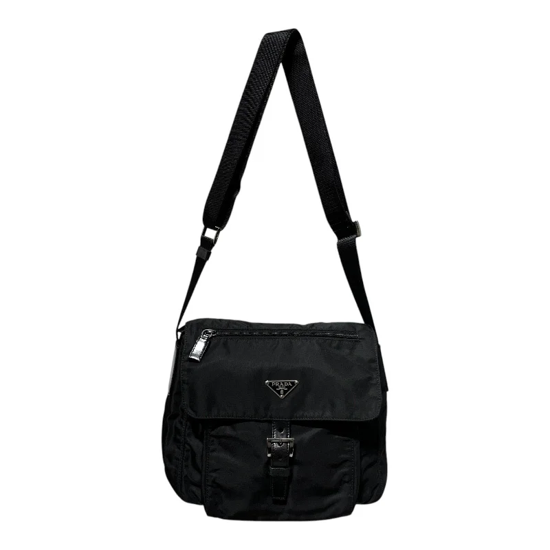 PRADA/Cross Body Bag/Nylon/BLK/nylon shoulder